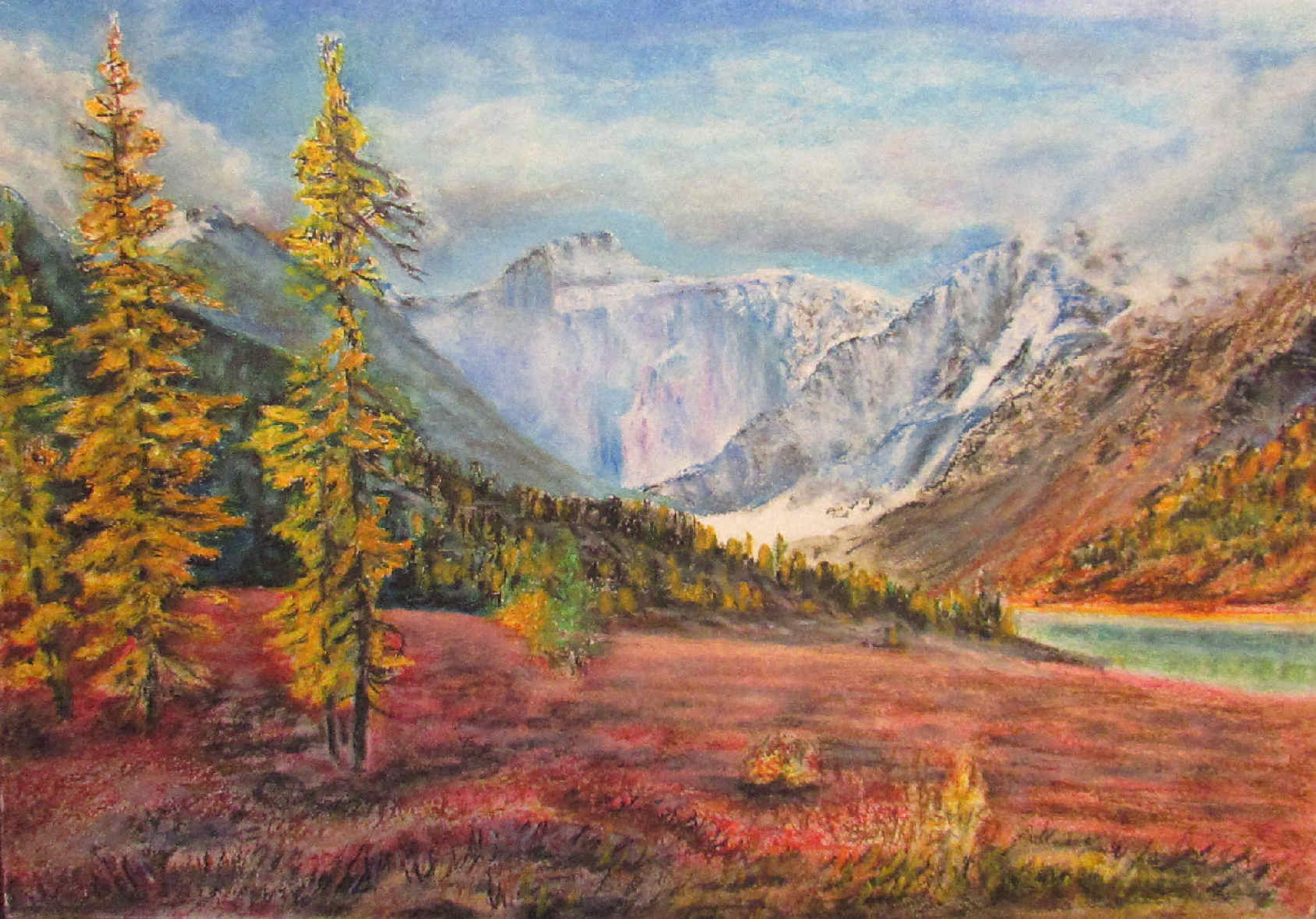 Гора Белуха в картинах художников
