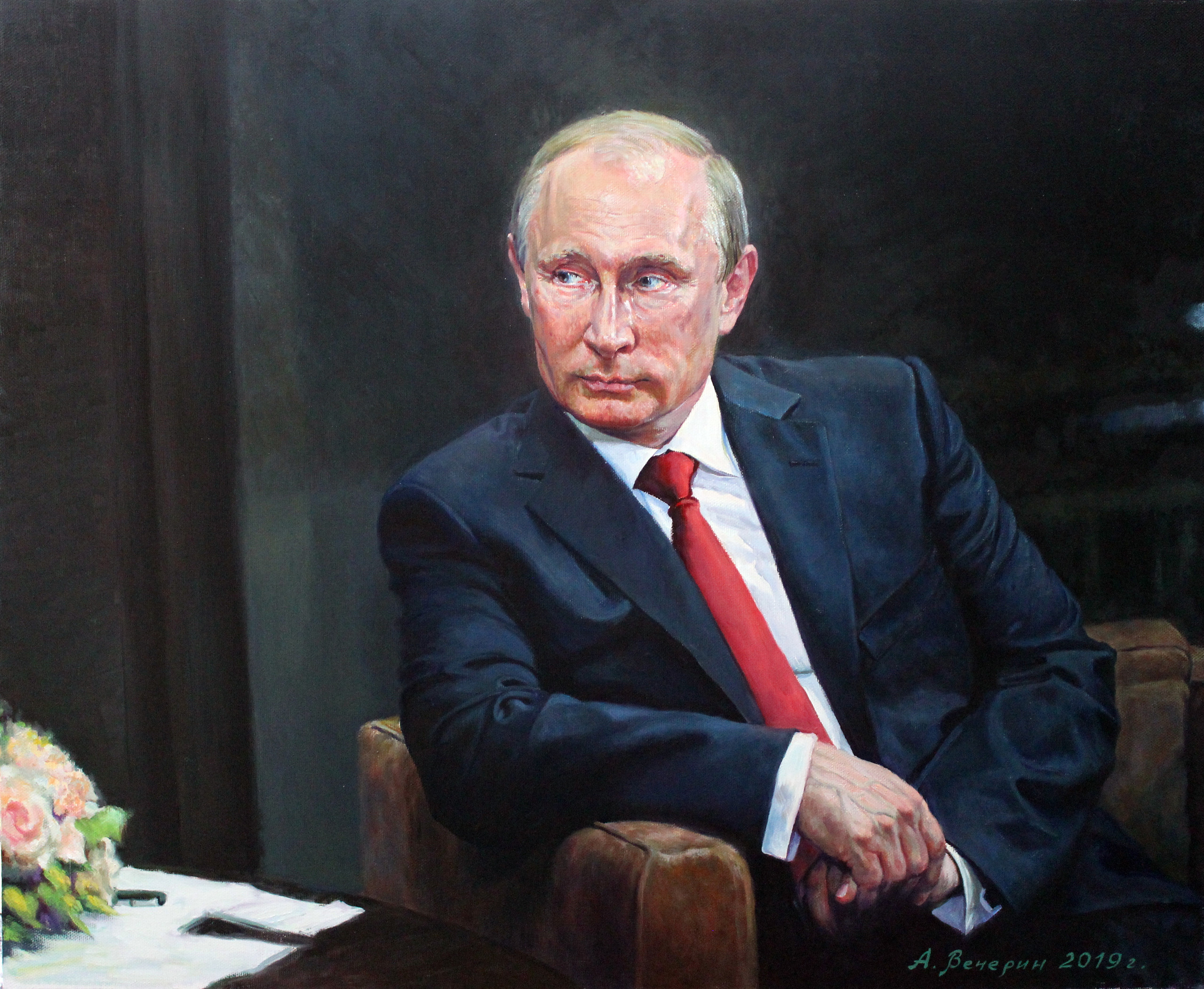 Путин портрет живопись