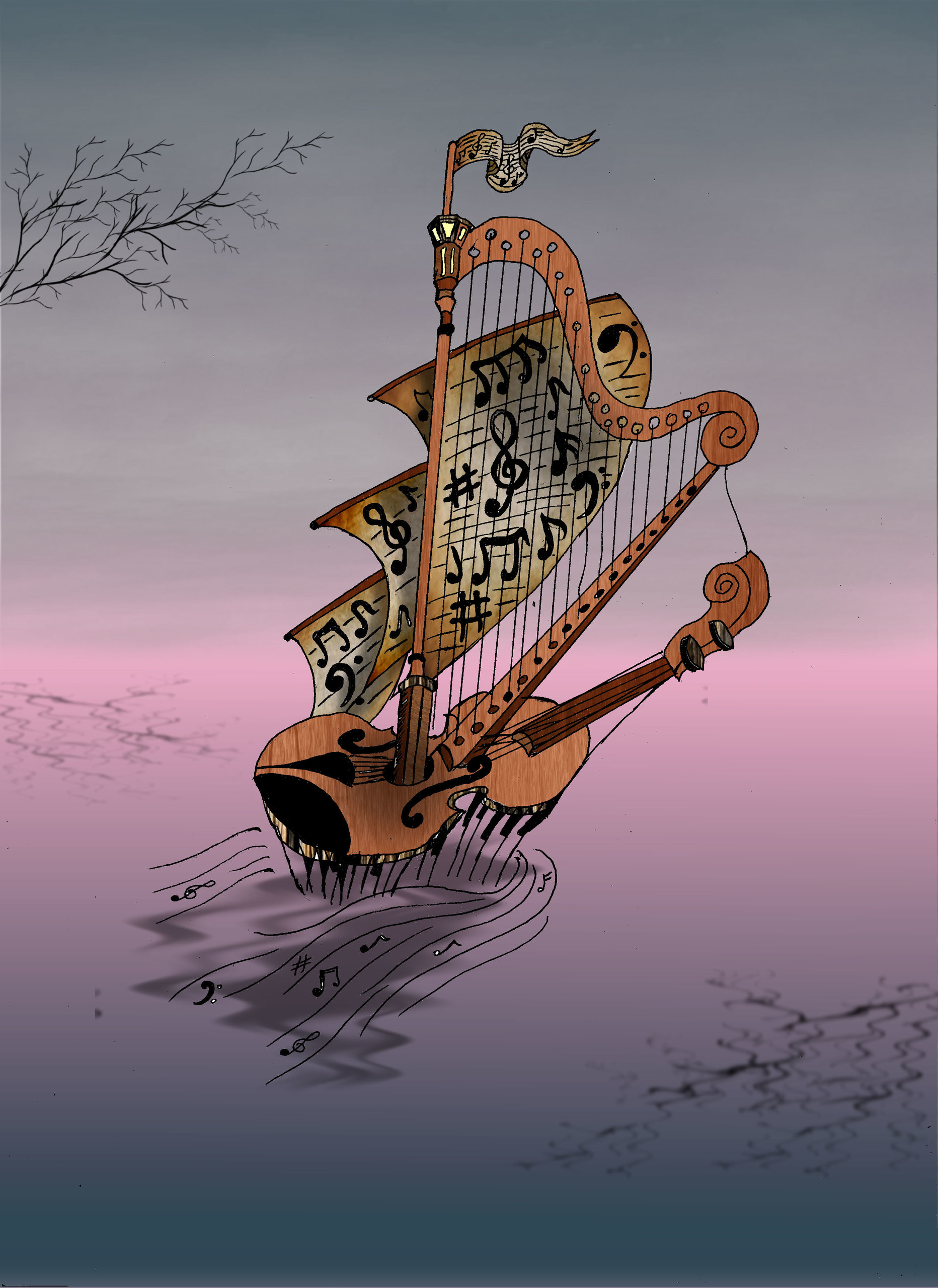 Музыкальные инструменты на кораблях