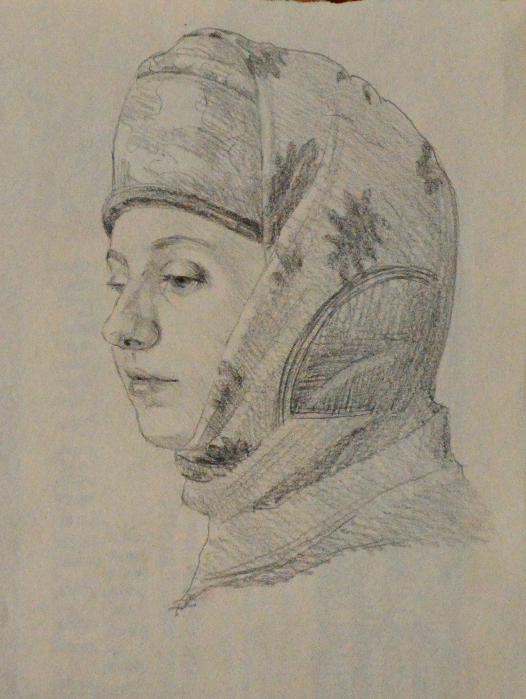 Боярыня Морозова зарисовки портрета