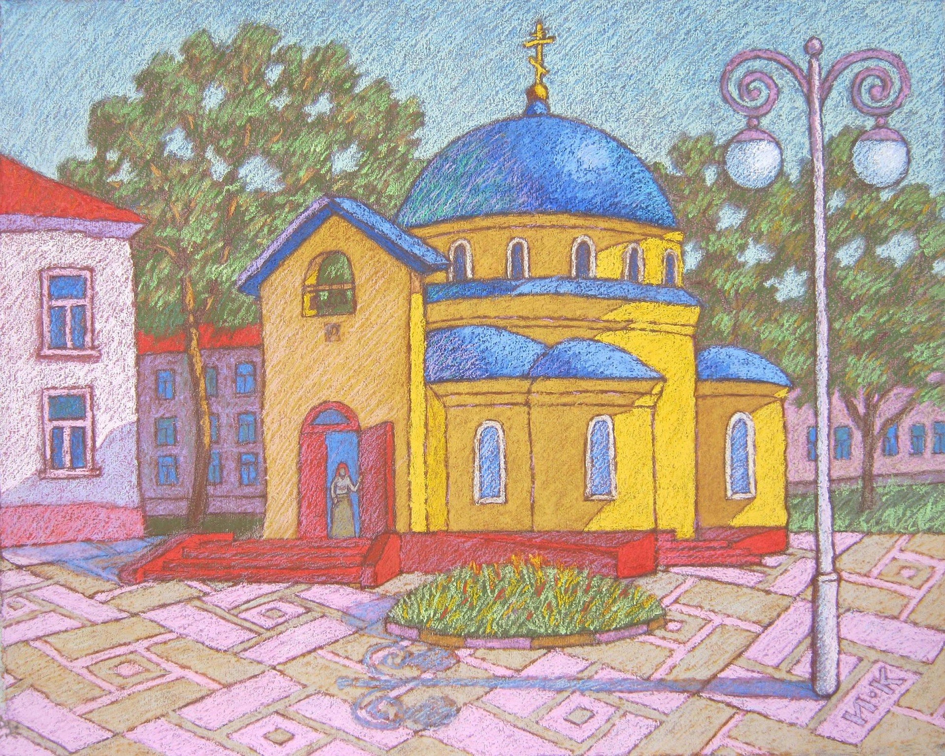 Картина Белгород Церковь