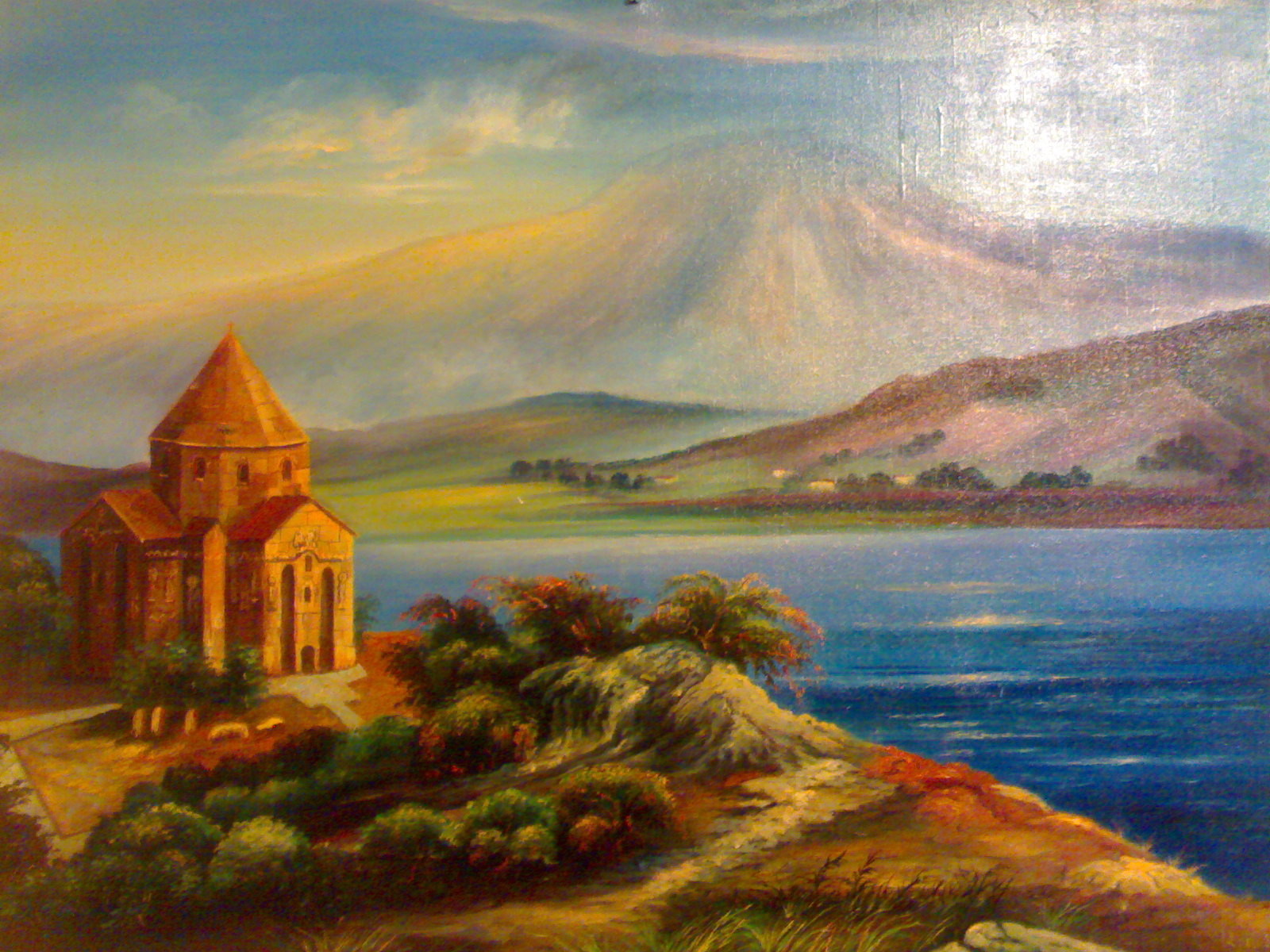 Картина живопись Церковь Святого Карапета Армения