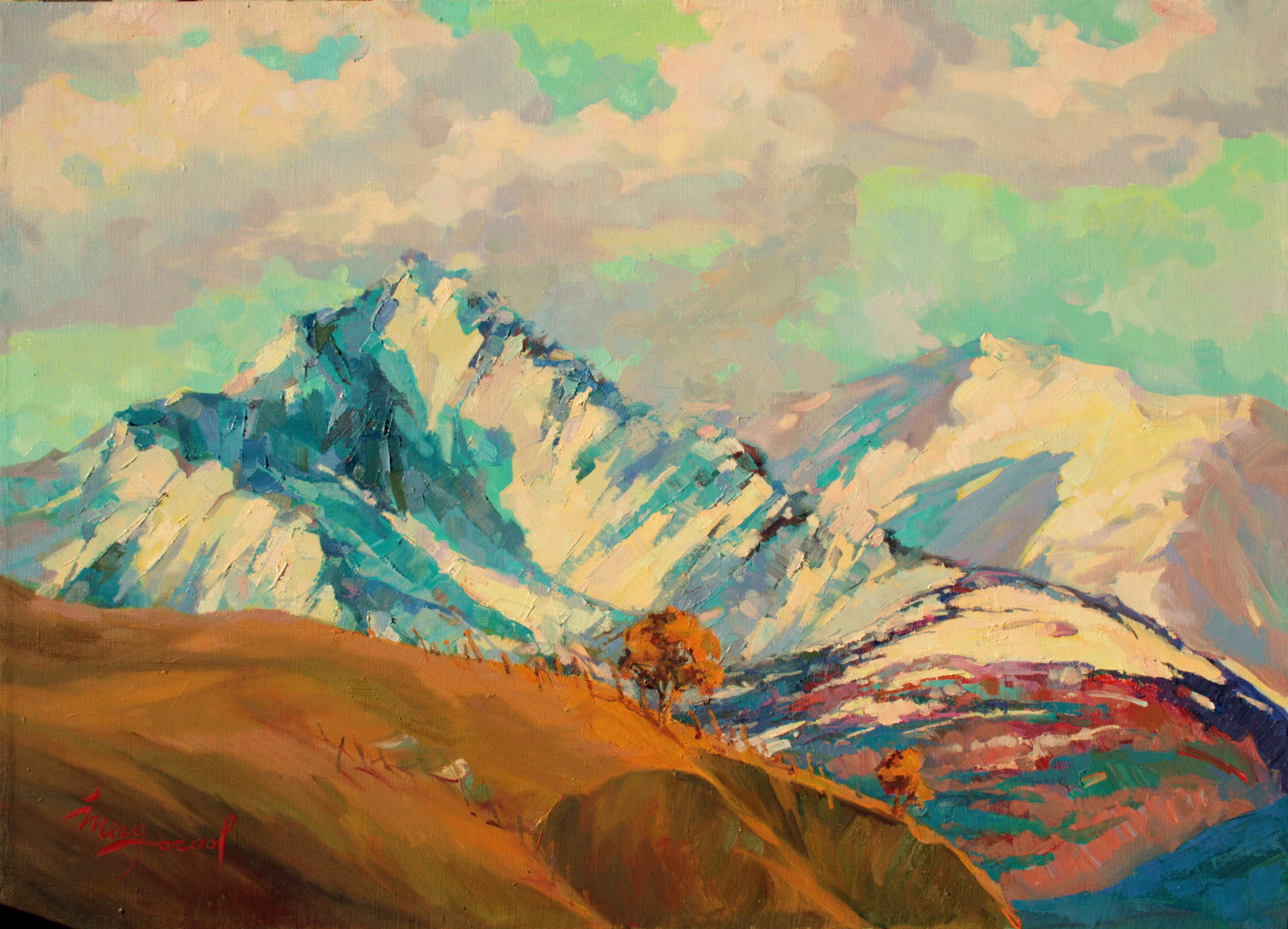 Кавказские горы картины импрессионистов