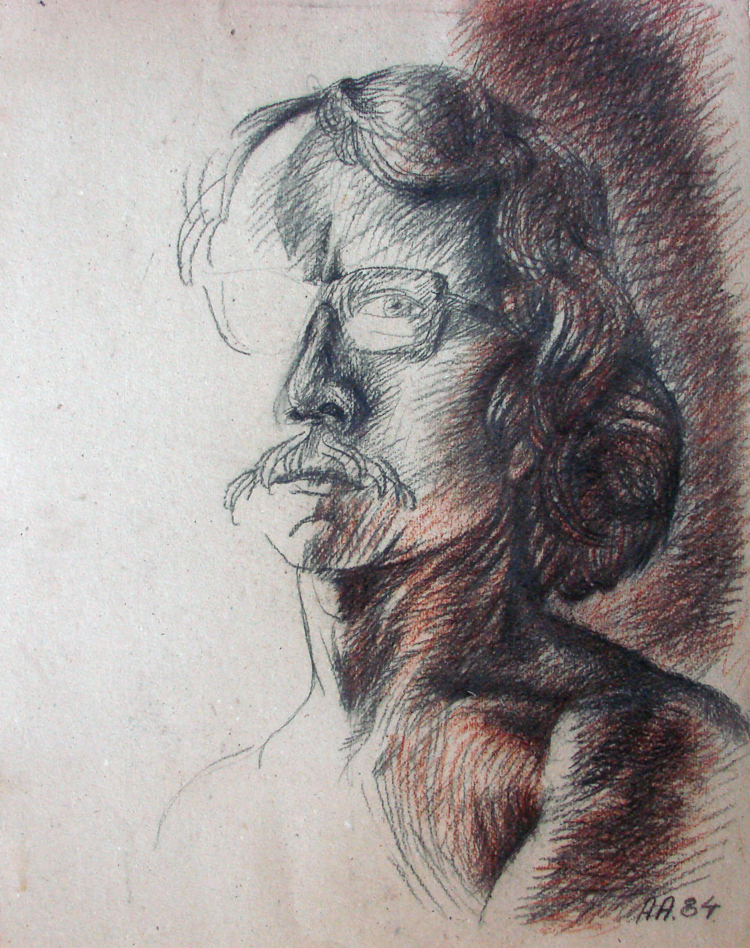 Врубель автопортрет 1885