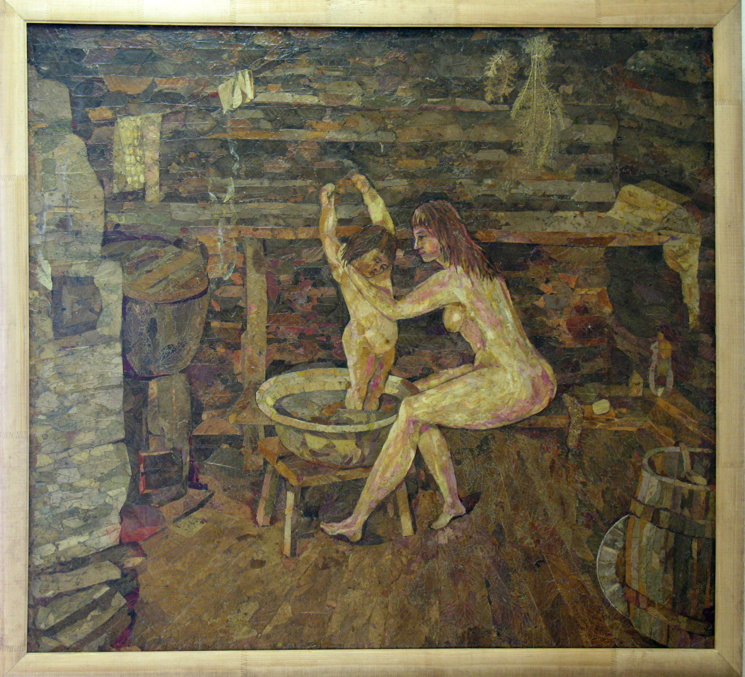 Художник Александр Герасимов деревенская баня