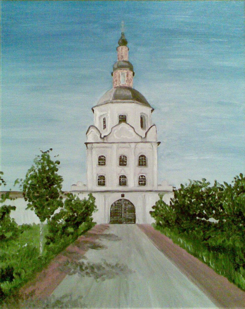 Свенский монастырь рисунок