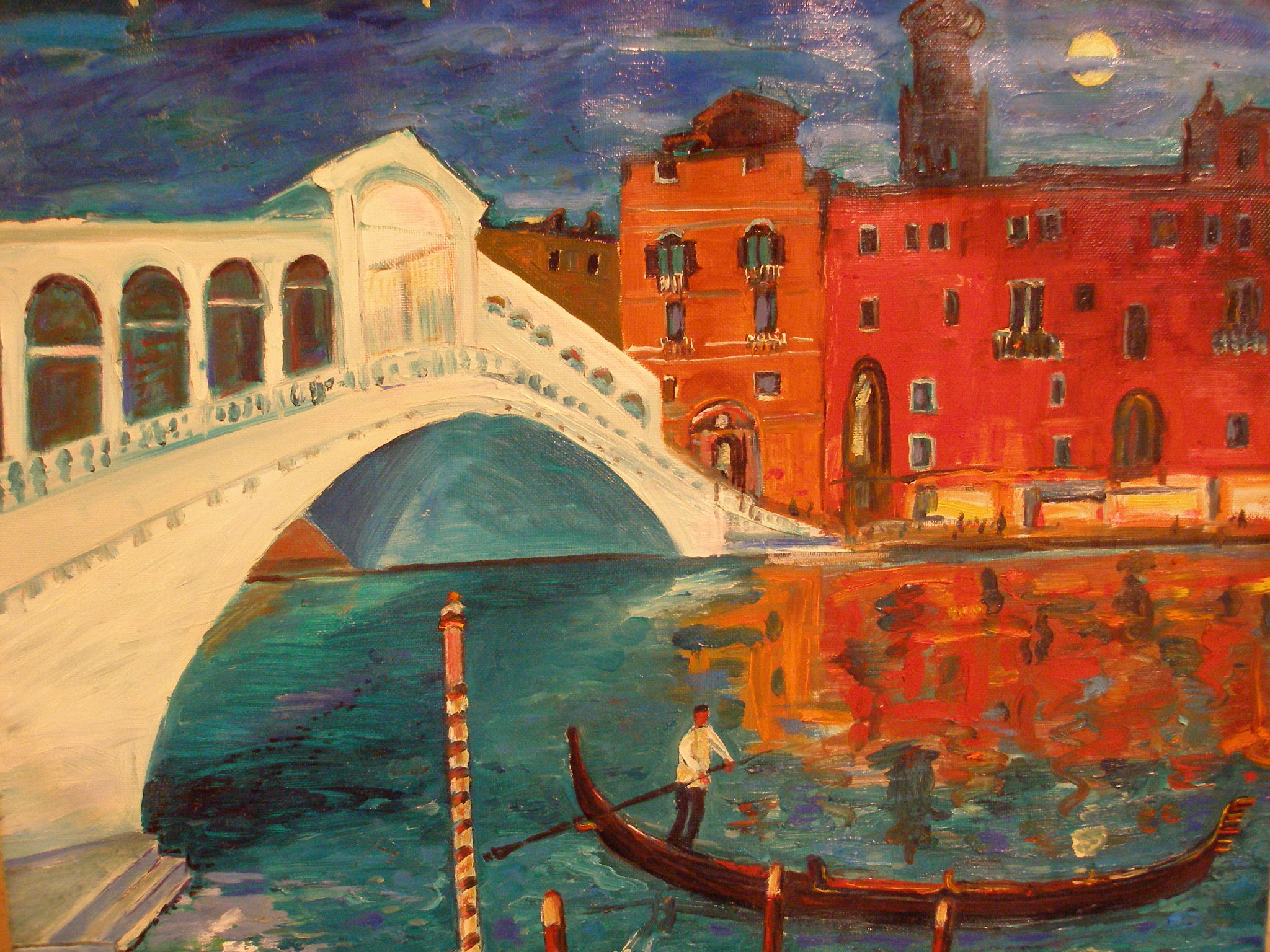 Венецианская ночь иллюстрация