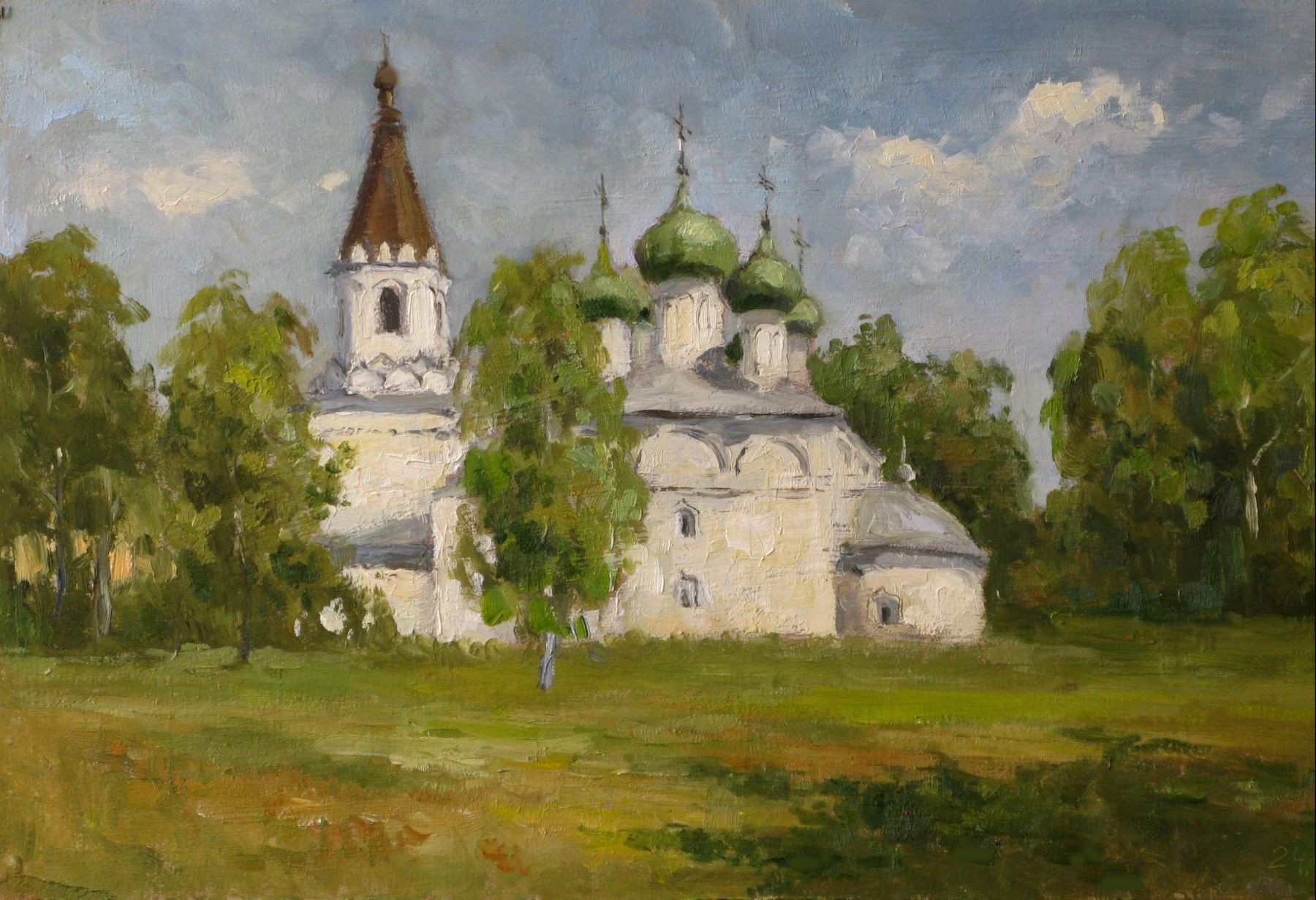 Анастасов монастырь на картинах художников