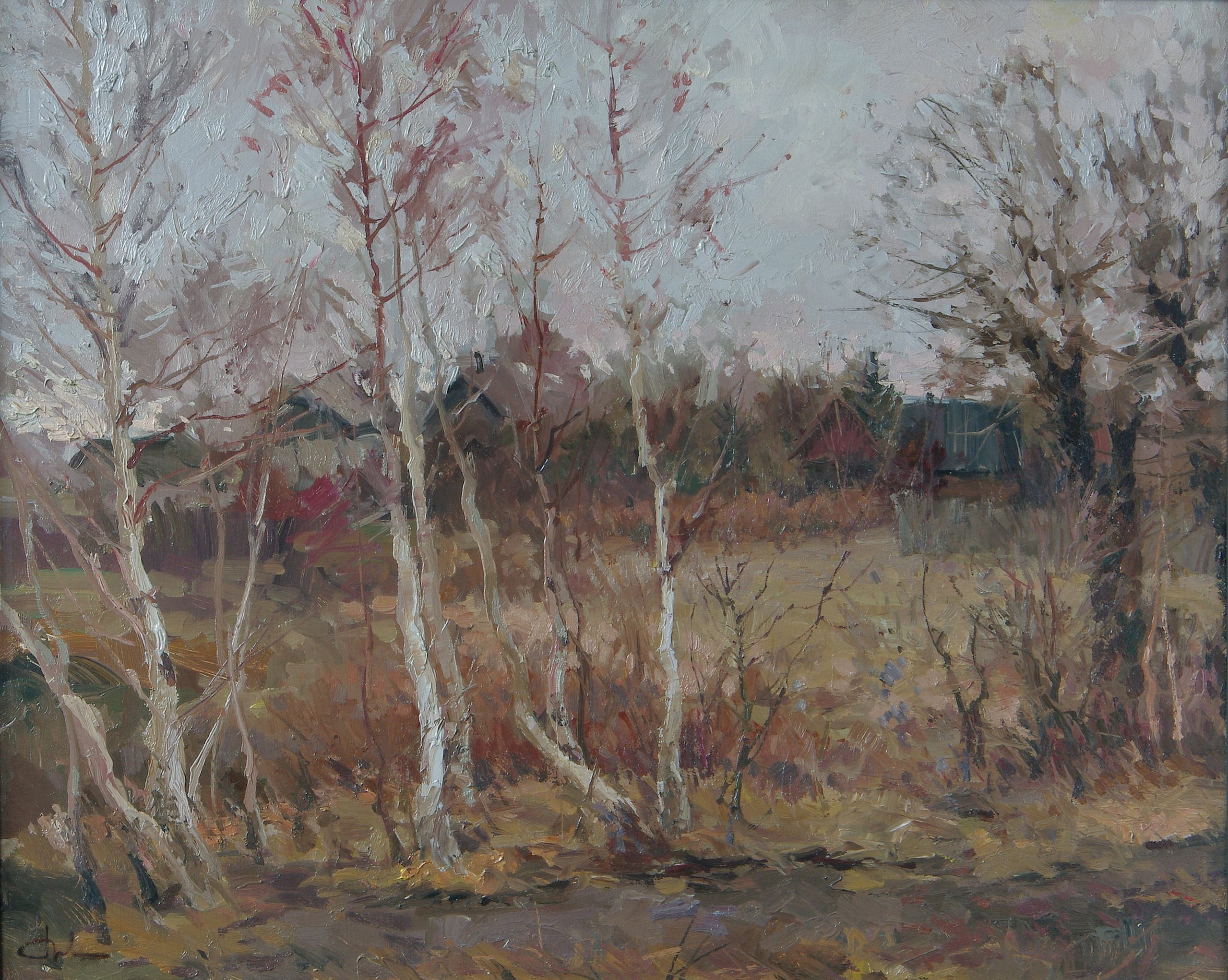 Картина поздняя осень Кубарева Вячеслава