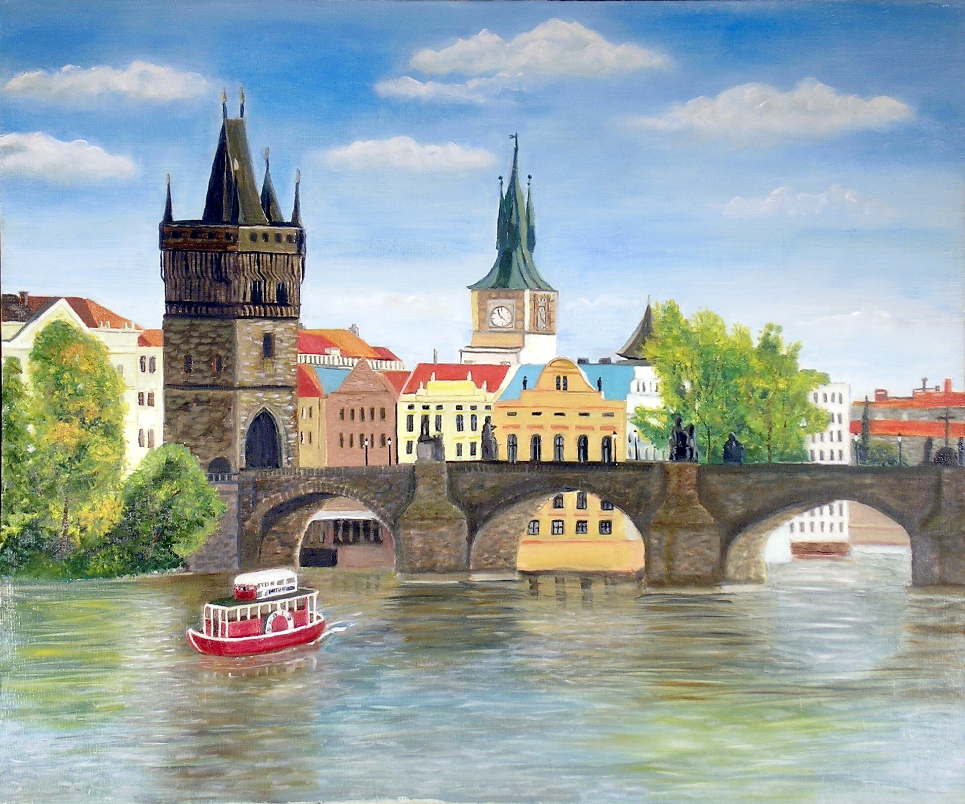 Картина Карлов мост Прага