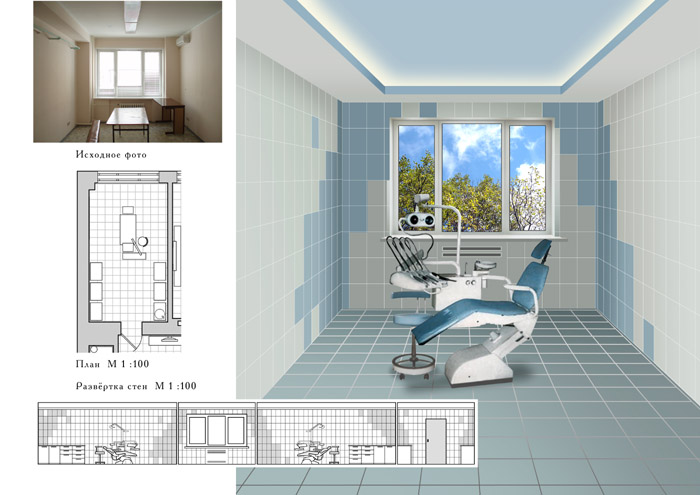 Кабинет стоматолога план