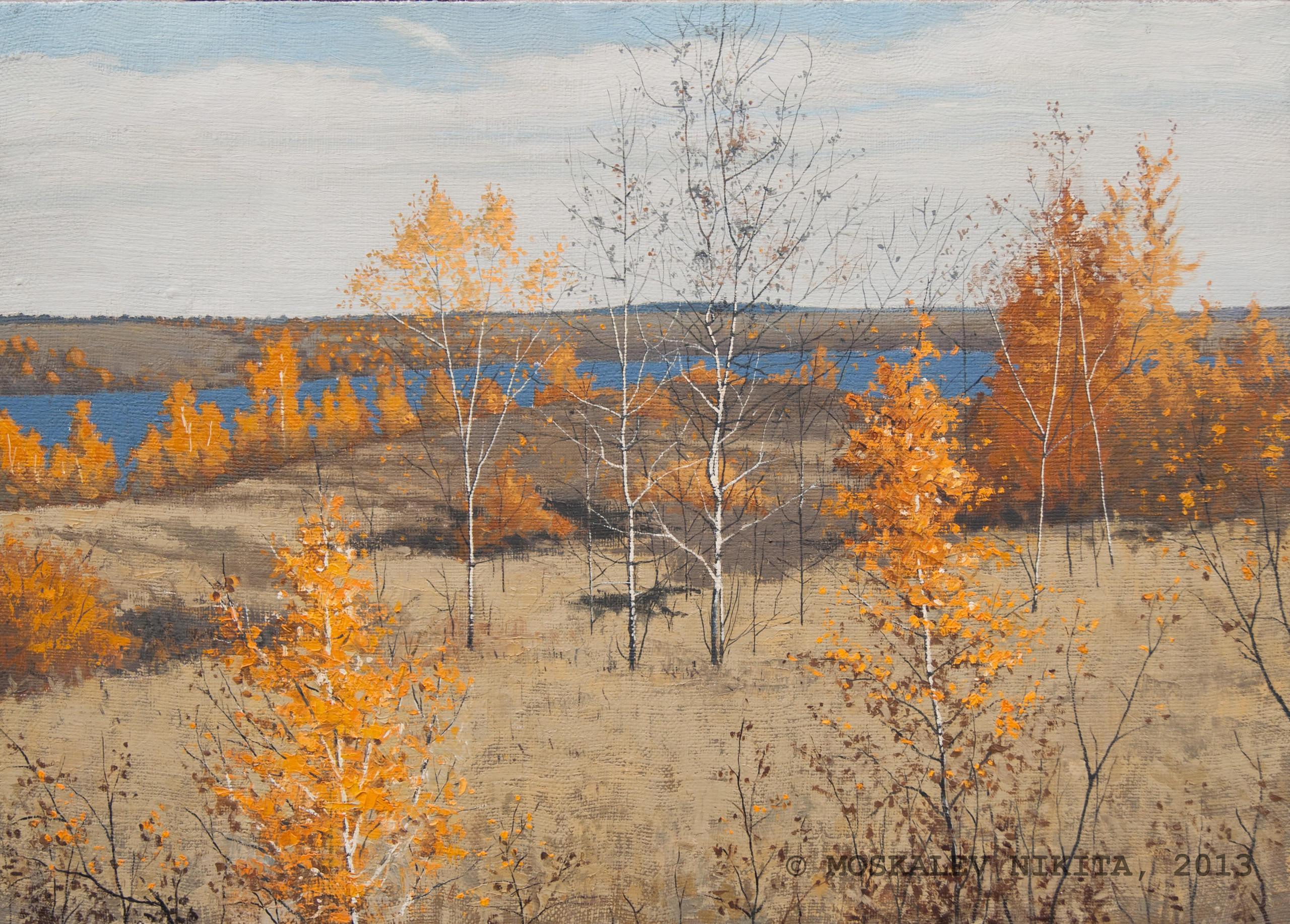 Никита Федосов живопись осень